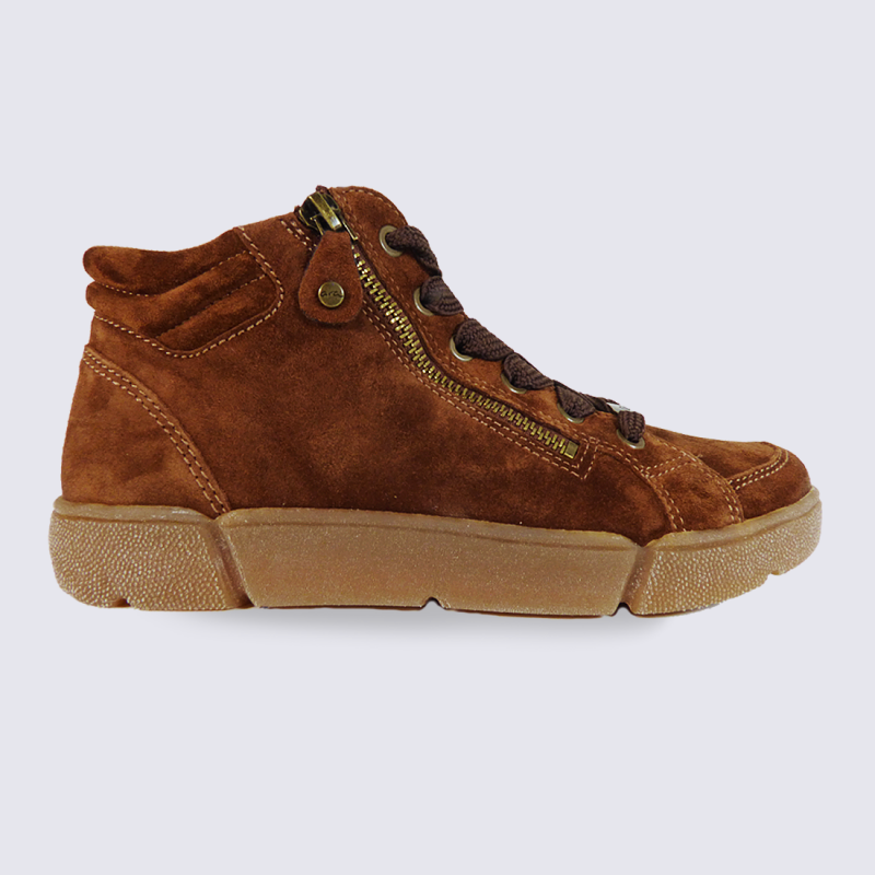 Chaussures en cuir brun lacets Ara