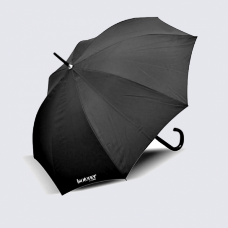 Parapluie canne Isotoner, parapluie canne technologie XTRA-SEC noir