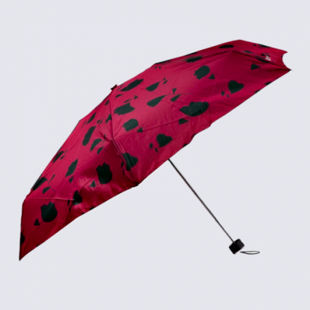 Parapluie Isotoner, parapluie mini déperlant ginko fleurs