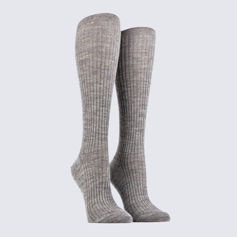 Chaussette hiver femme laine mérinos grise  Mets Tes Chaussettes – Mets  tes chaussettes