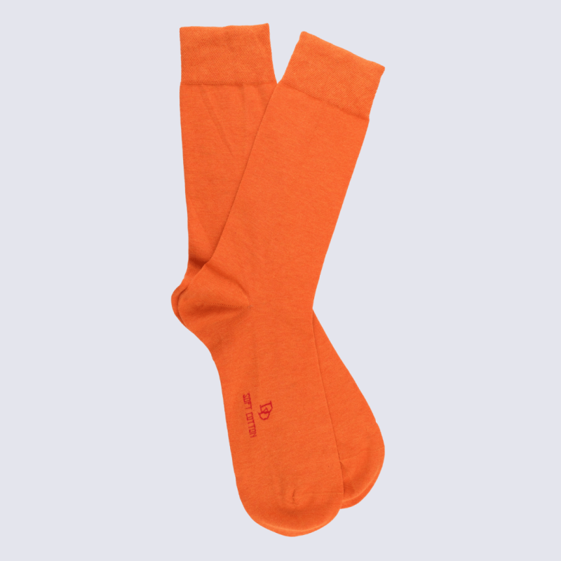 Chaussettes Dor Dor chaussettes mode homme en coton orange