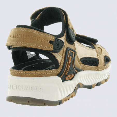 Sandales Allrounder, sandales à velcro sportives femme sable/brun