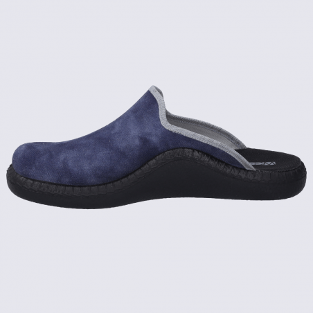 Mules Westland by Josef Seibel, mules confortables femme en textile bleu océan