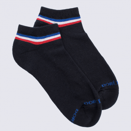 Chaussettes Doré Doré, chaussettes édition spéciale France JO homme en coton marine foncé