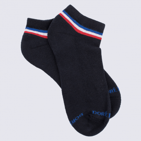 Chaussettes Doré Doré, chaussettes édition spéciale France JO femme en coton marine foncé