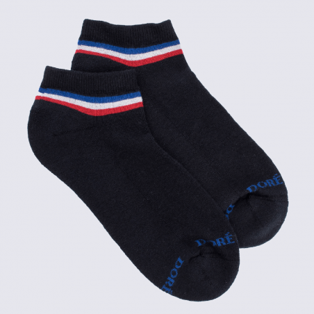 Chaussettes Doré Doré, chaussettes édition spéciale France JO femme en coton marine foncé