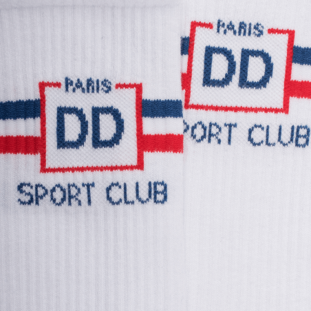 Chaussettes Doré Doré, chaussettes édition spéciale sport France JO homme en coton blanc