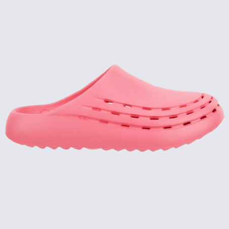 Mules Ecco, mules unisexes Cozmo Slide perforées corail