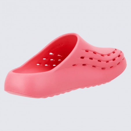 Mules Ecco, mules unisexes Cozmo Slide perforées corail