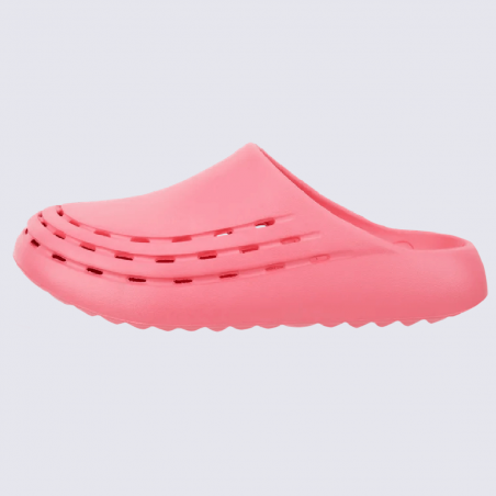 Mules Ecco, mules unisexes Cozmo Slide perforées corail