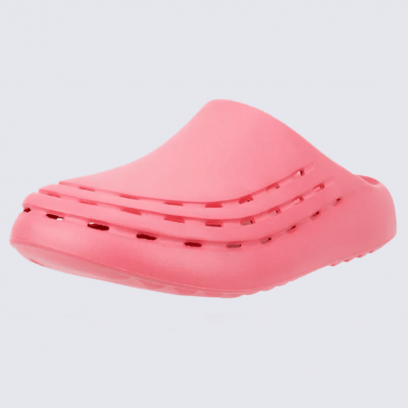 Mules Ecco, mules unisexes Cozmo Slide perforées corail