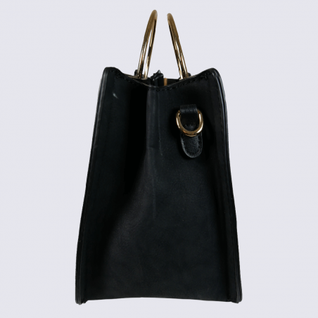 Sac à main Lulu Castagnette, sac à main Verlin femme noir