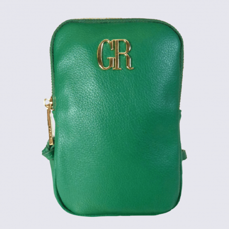 Sac téléphone Georges Rech, sac pour téléphone femme vert