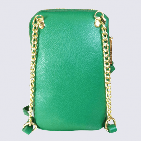 Sac téléphone Georges Rech, sac pour téléphone femme vert