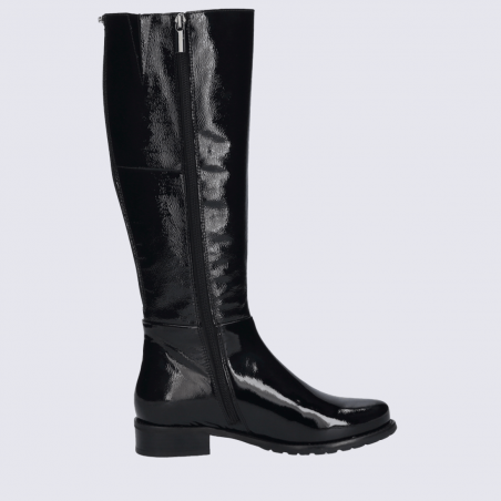 Bottes Josef Seibel,  tendance et confort femme en cuir noir