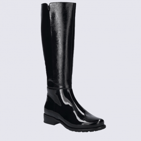 Bottes Josef Seibel, Bottes tendances et conforts femme en cuir noir