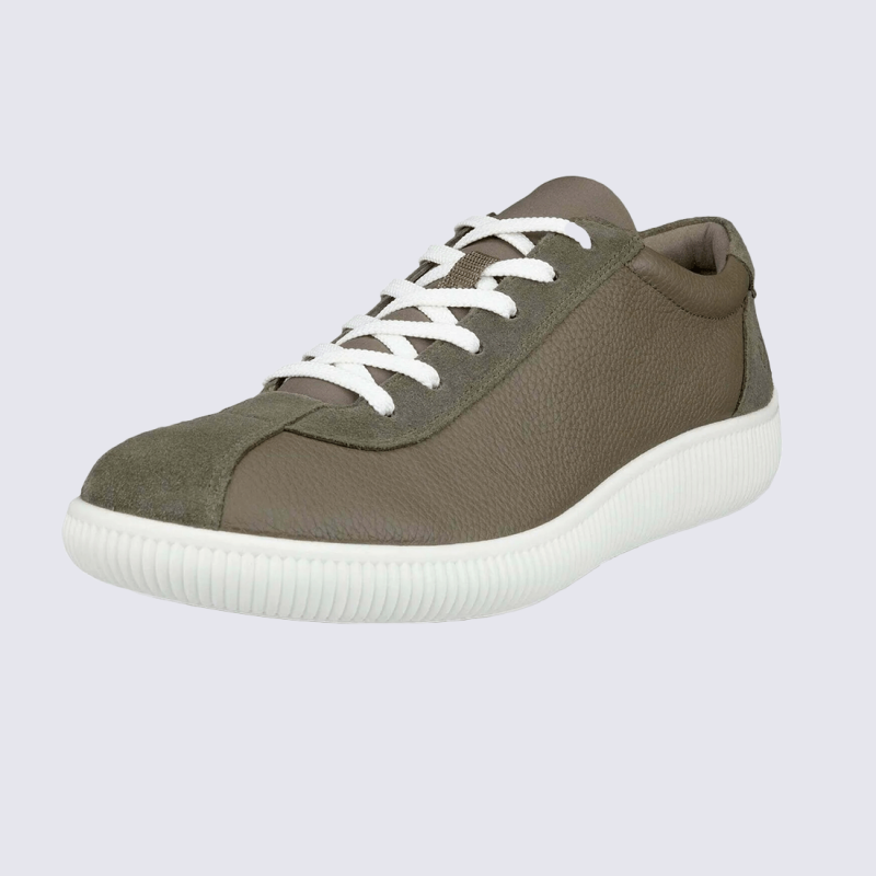 Baskets ECCO basket decontractees et elegante homme en cuir graine tarmac Igert Chaussures Maroquinerie