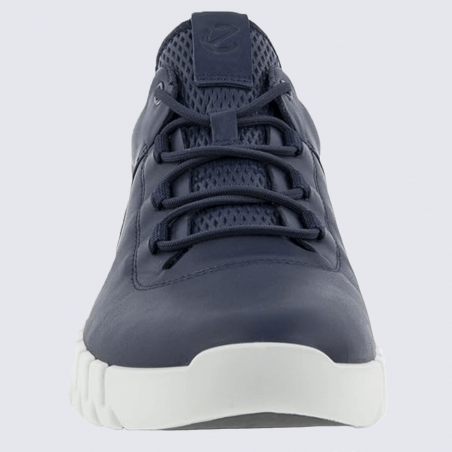 Baskets ECCO, basket sobres et stylée homme en cuir bleu