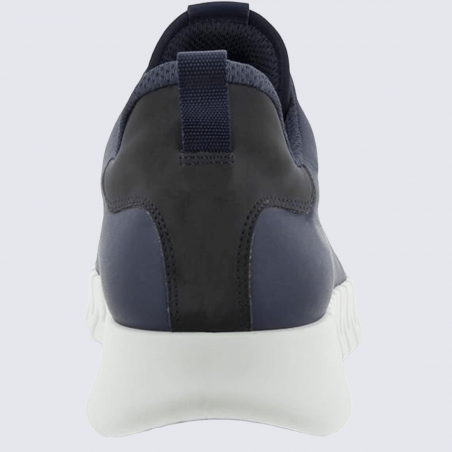 Baskets ECCO, basket sobres et stylée homme en cuir bleu