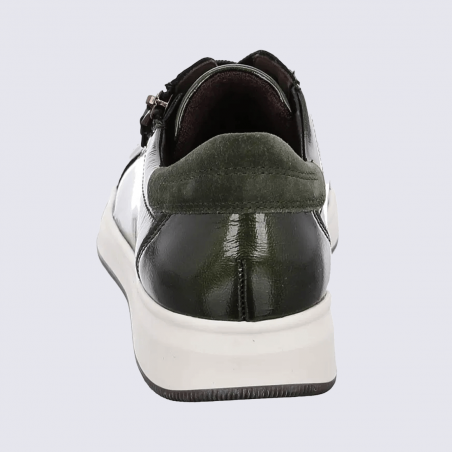 Baskets Ara, baskets confortables et moderne femme en cuir vert