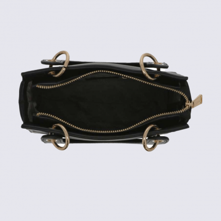 Sac à main Georges Rech, petit sac à main cosy femme cuir noir