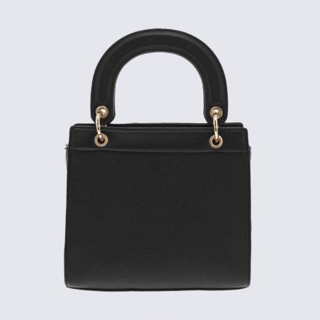 Sac à main Georges Rech, petit sac à main cosy femme cuir noir