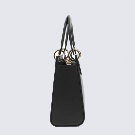 Sac à main Georges Rech, petit sac à main cosy femme cuir noir