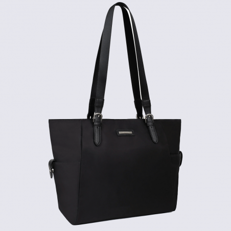 Sac à bandoulière Hexagona, sac à bandoulière tendance et chic femme noir