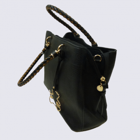 Sac à main Lulu Castagnette, sac à main vera femme noir