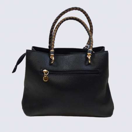 Sac à main Lulu Castagnette, sac à main vera femme noir