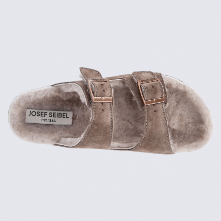 Sandales Westland by Josef Seibel, sandales confort et chaude femme en textile taupe