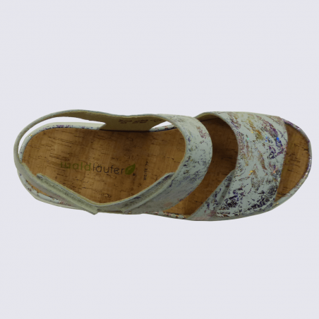 Sandales Waldlaufer, sandales confortables et cool femme en cuir multicolore