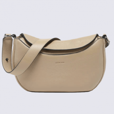 Sac porté épaule Etrier, Sac porté épaule moderne et chic femme en cuir vintage