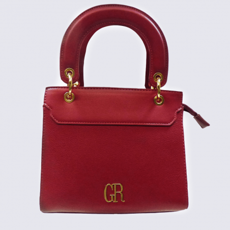 Sac à main Georges Rech, petit sac à main cosy femme cuir fuschia