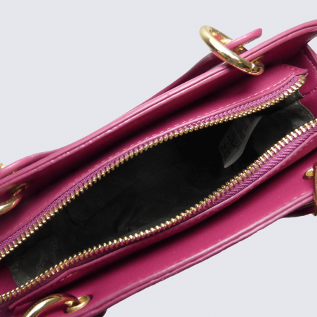 Sac à main Georges Rech, petit sac à main cosy femme cuir fuschia