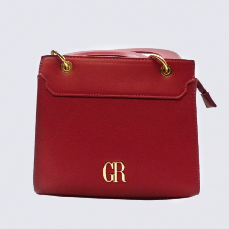 Sac à main Georges Rech, petit sac à main cosy femme cuir fuschia