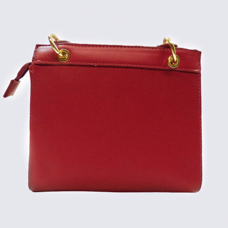 Sac à main Georges Rech, petit sac à main cosy femme cuir fuschia